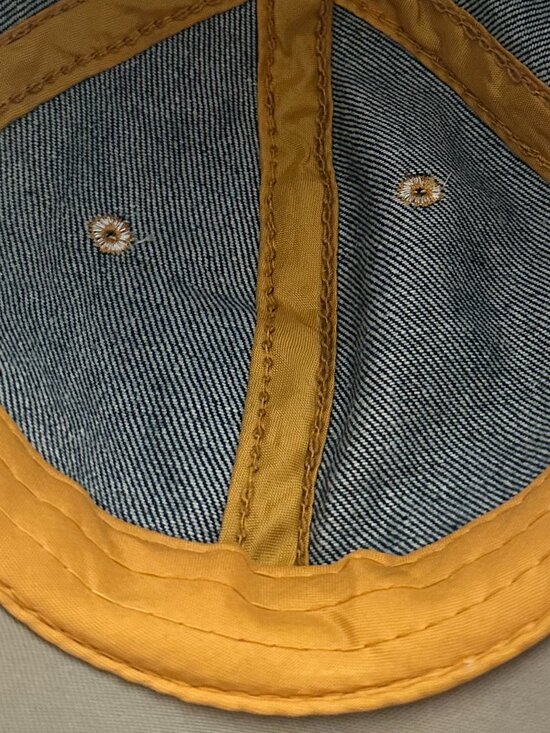 Embellished Denim Cap Jeweled Floral Appliqué Boutique Hat main image 6
